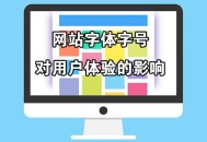 網(wǎng)站字體字號對用戶體驗的影響